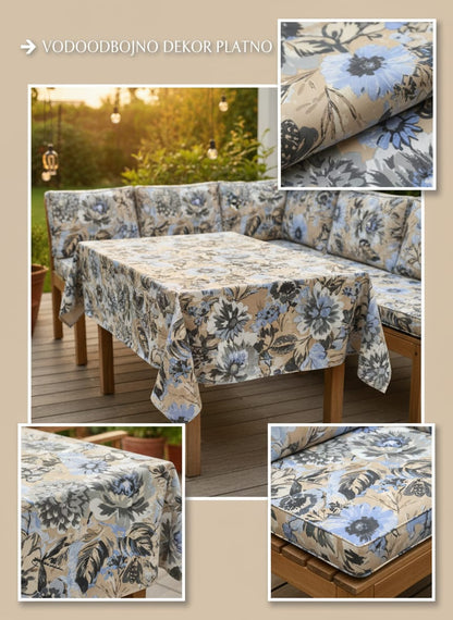 Teflonski Dekor Sareni Platno za Baštenski Nameštaj - DjinaTeks
