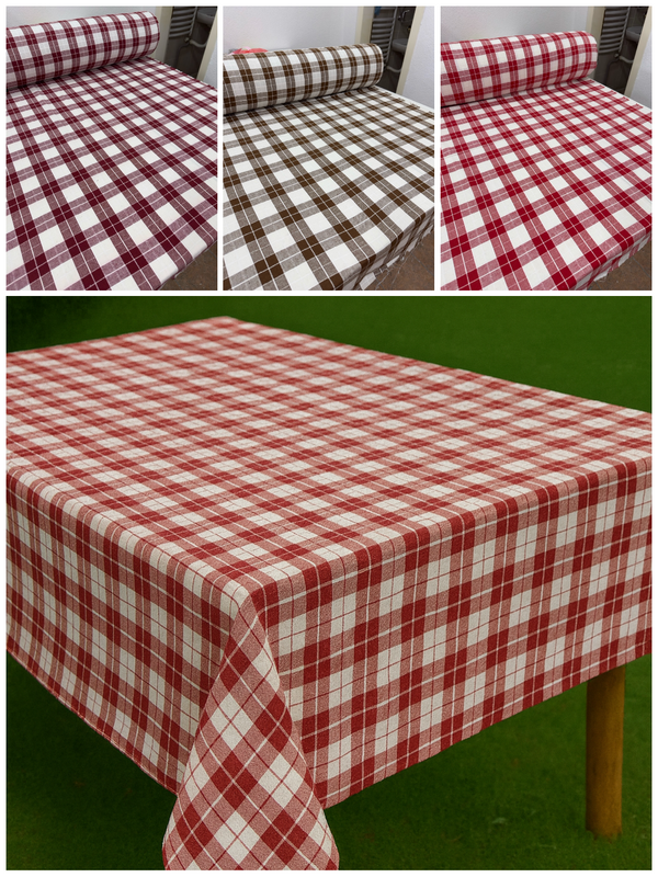 Bulden Karirani – Pamučna Tkanina za Stolnjake i Dekoracije