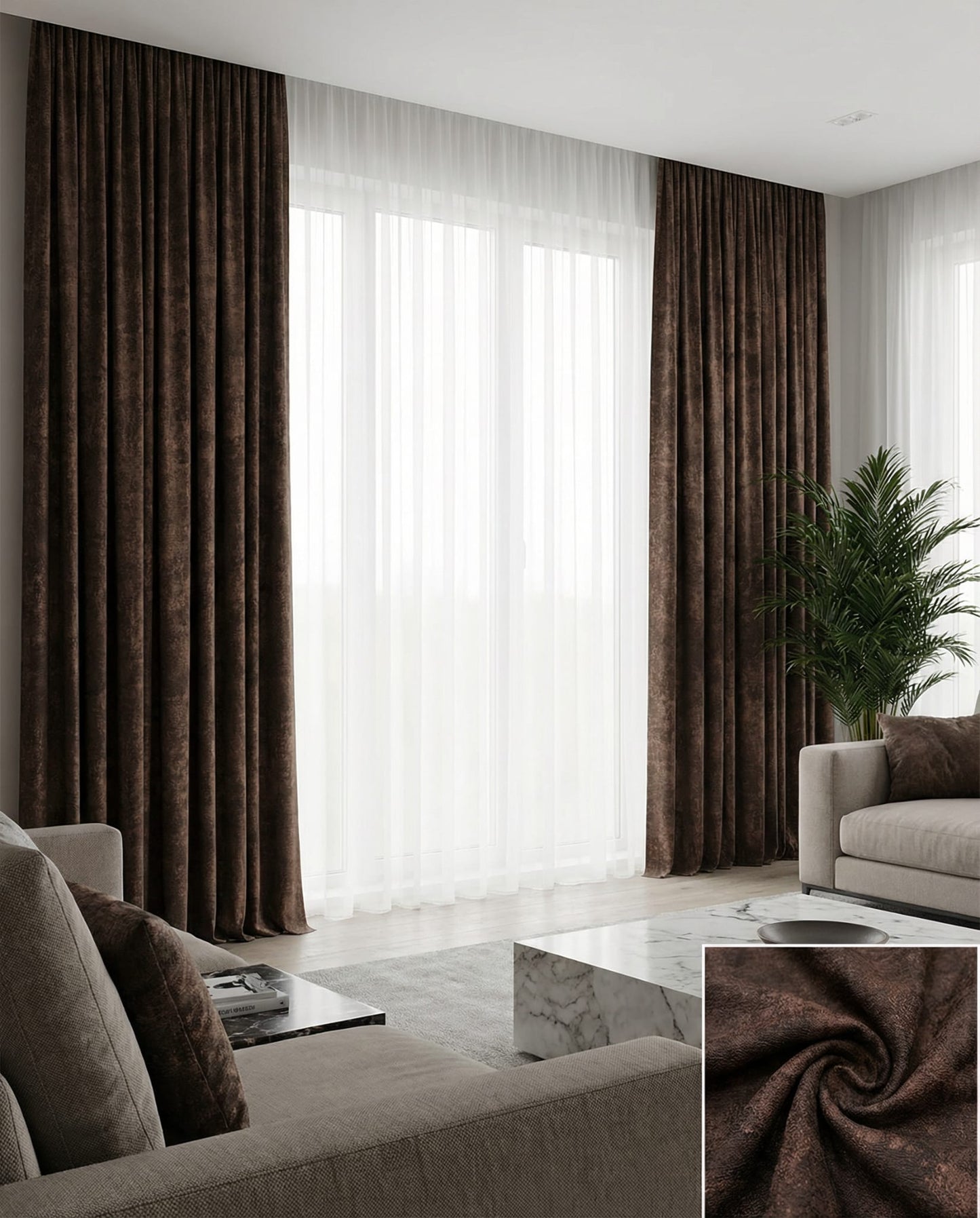 draperije 280 cm za velike prozore i enterijer
