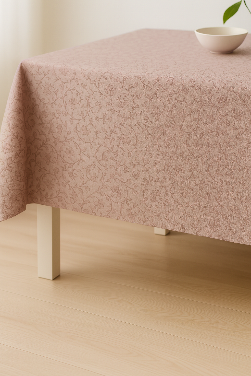 Kajsija Damast Grancica Gotov Stolnjak (130x130, 130x170, fi130…)