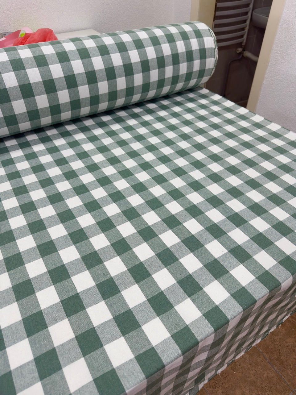 Vece kocke Kanafas Karirani Stolnjaci Zavese Draperi za Kafane Etno Selo Dekoracije