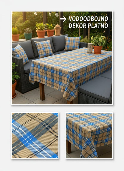 Teflonski Dekor Sareni Platno za Baštenski Nameštaj - DjinaTeks