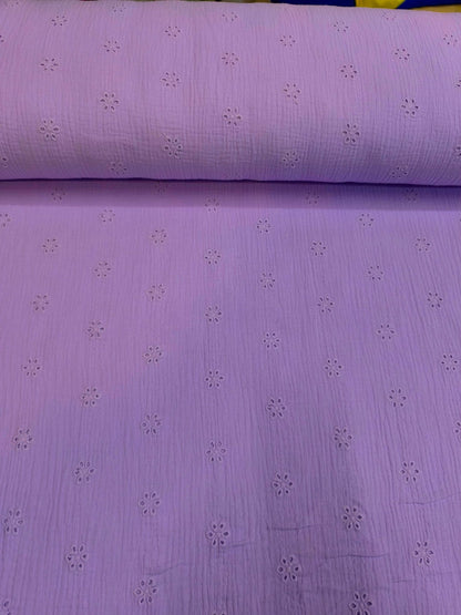 Vezeni krep muslin 100% pamuk – 150 cm - DjinaTeks