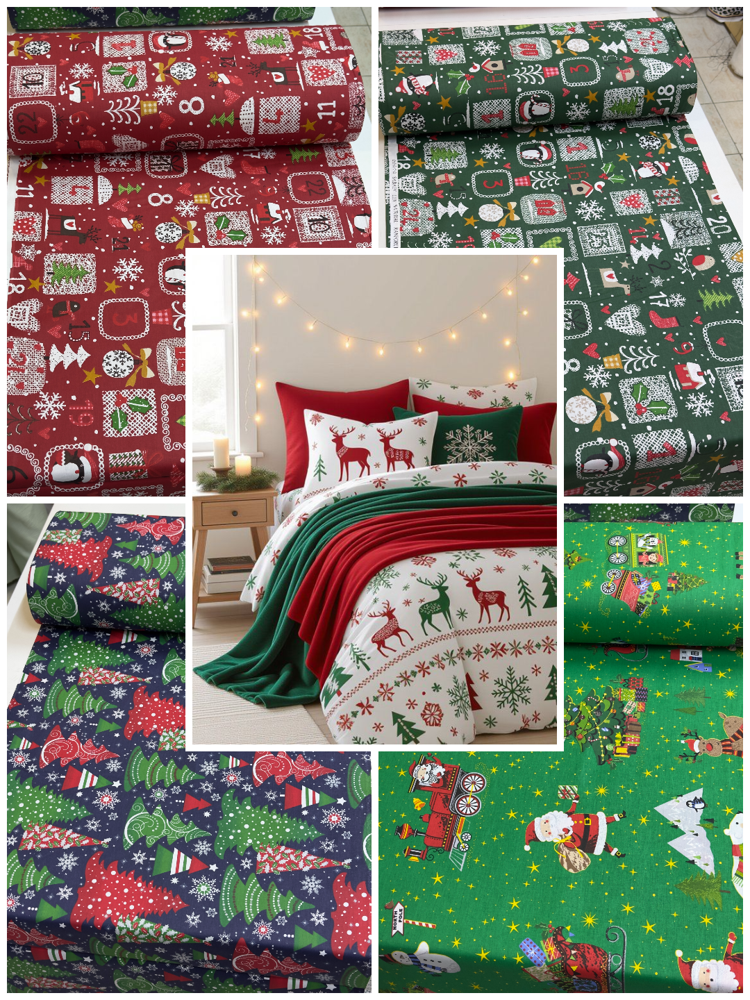 novogodisnja posteljina dekoracije 1