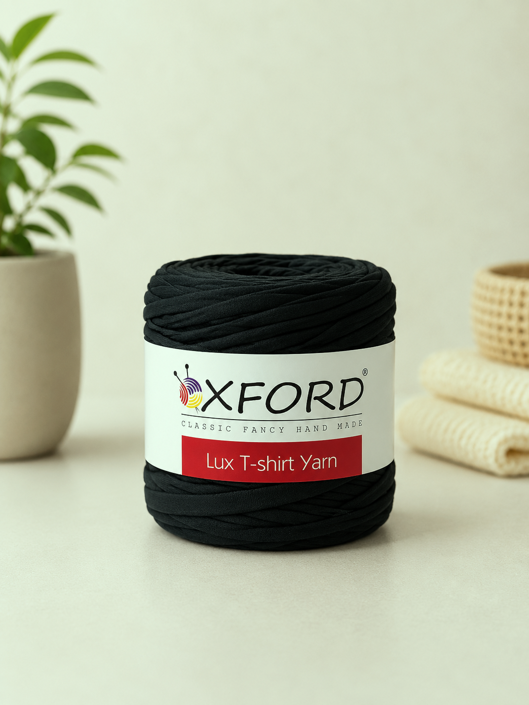OXFORD Lux T-Shirt Yarn – Recycled Textile Yarn za Torbe, Korpice i Heklane Dekoracije - DjinaTeks