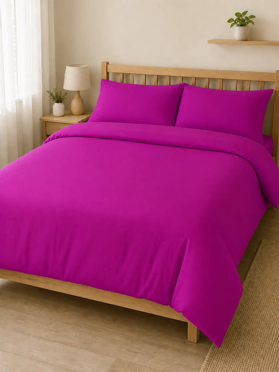 Ranfors posteljina po meri – pink – 100% pamuk