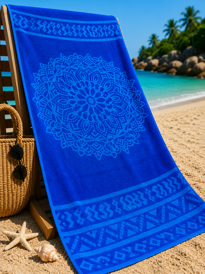 Retro Peškir za Plažu 150x75 cm – Više Dezena - DjinaTeks