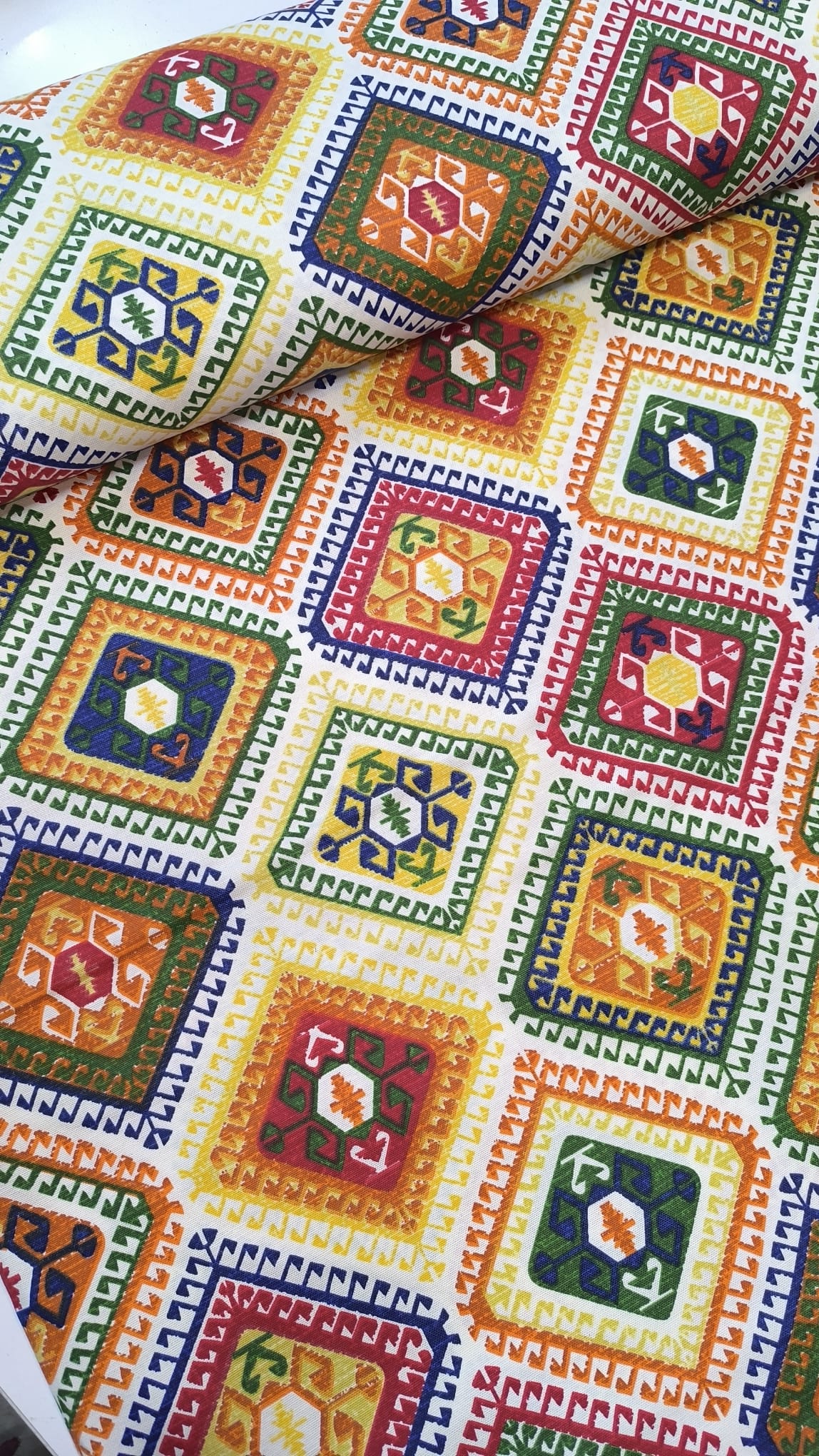 Teflonski Dekor Sareni Platno za Baštenski Nameštaj - DjinaTeks