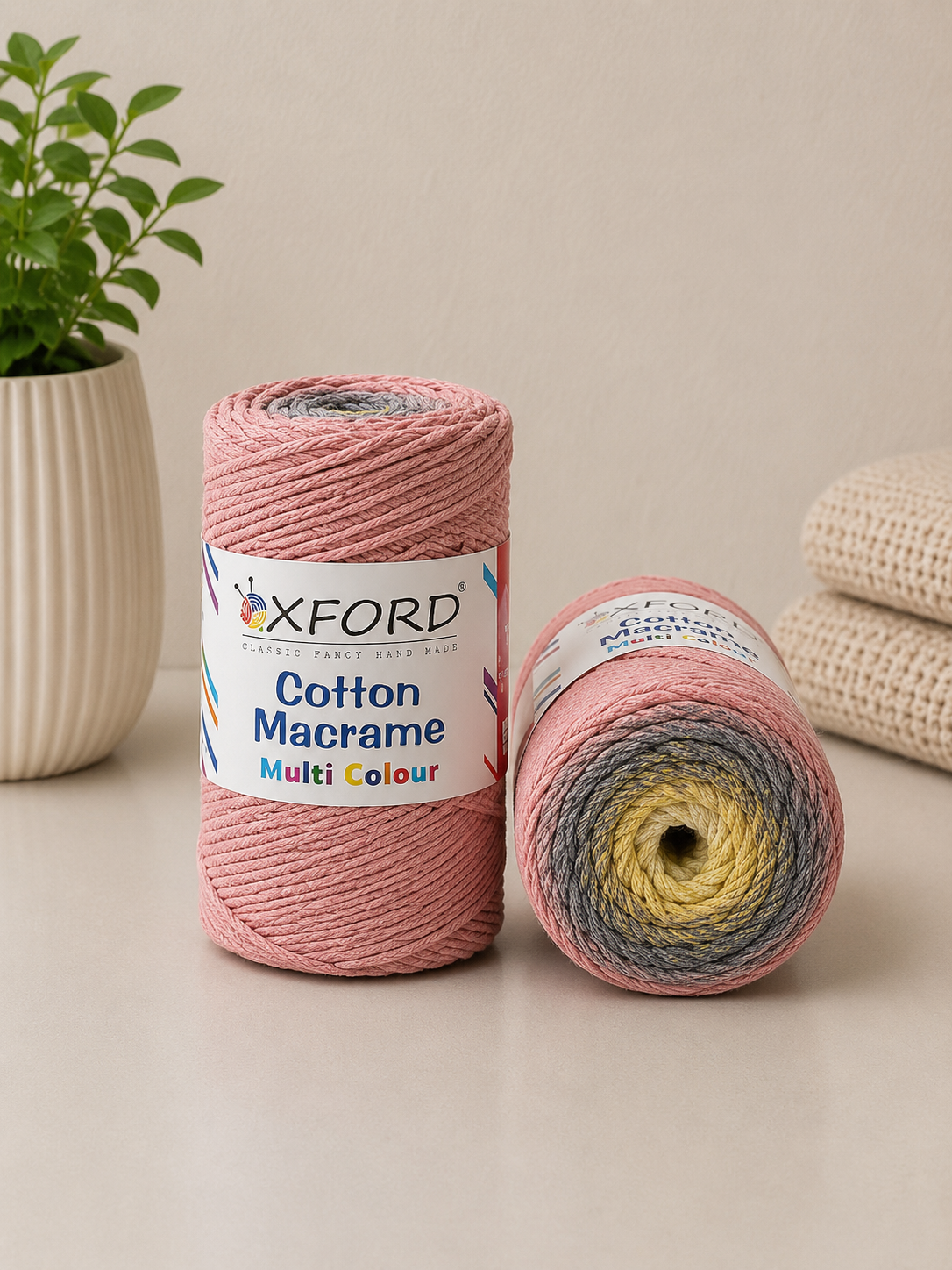 OXFORD Cotton Macrame Multi Colour – pamucni konac 250g - DjinaTeks