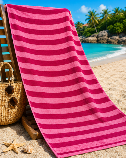 Retro Peškir za Plažu 150x75 cm – Više Dezena - DjinaTeks