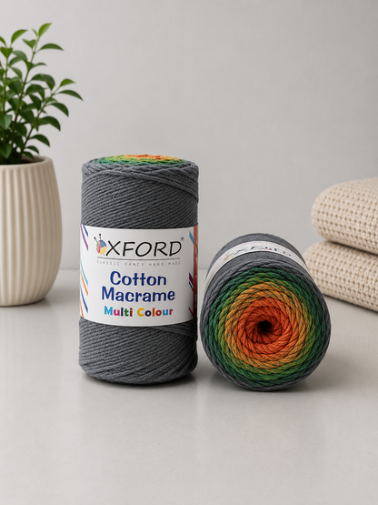 OXFORD Cotton Macrame Multi Colour – pamucni konac 250g - DjinaTeks