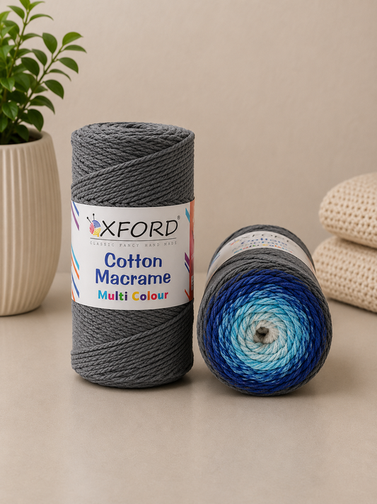 OXFORD Cotton Macrame Multi Colour – pamucni konac 250g - DjinaTeks