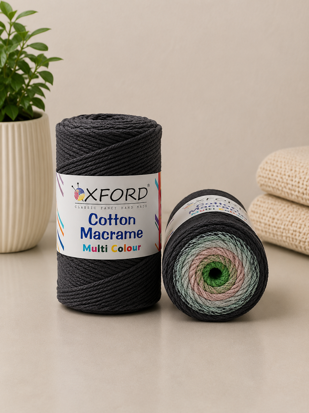 OXFORD Cotton Macrame Multi Colour – pamucni konac 250g - DjinaTeks