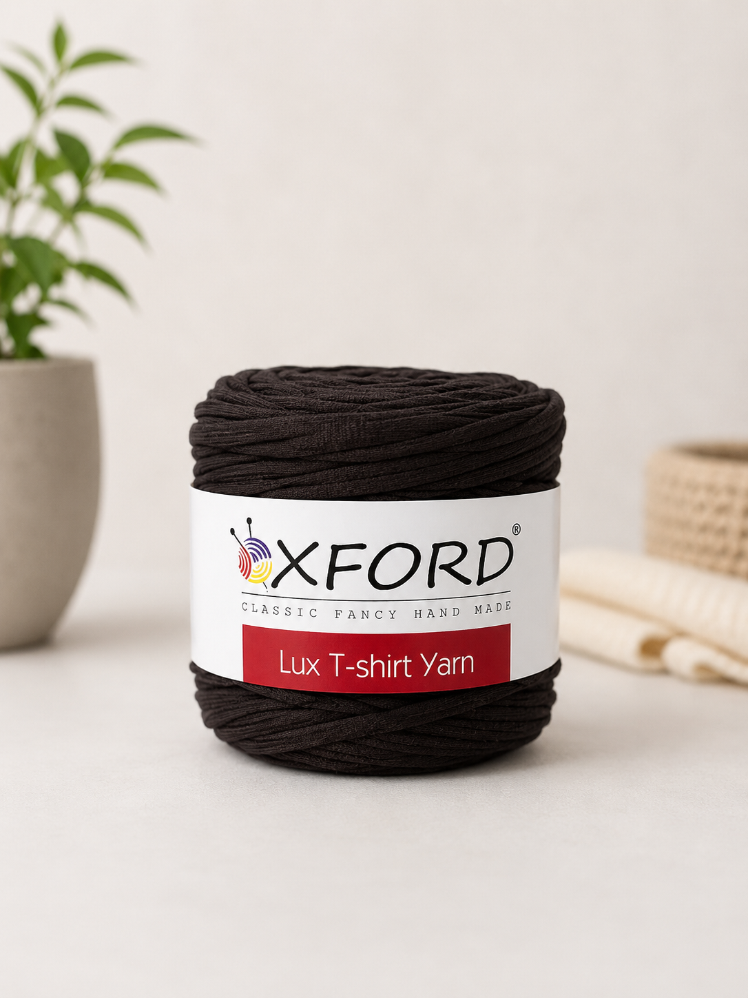 OXFORD Lux T-Shirt Yarn – Recycled Textile Yarn za Torbe, Korpice i Heklane Dekoracije - DjinaTeks