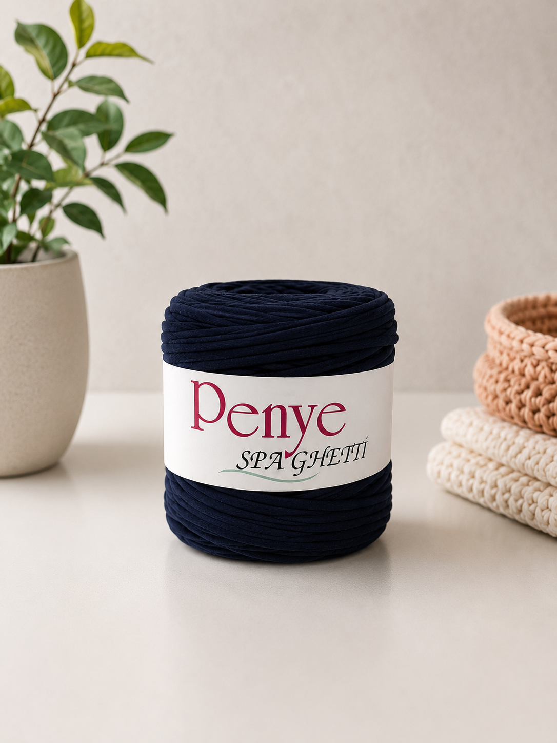 Penye Spaghetti T-Shirt Yarn – Traka za Heklanje Torbi, Korpica i Dekoracija - DjinaTeks