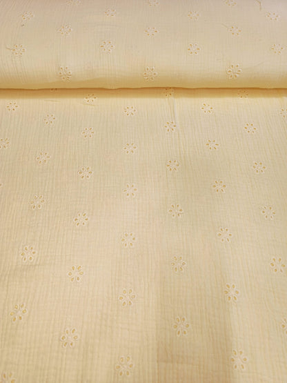 Vezeni krep muslin 100% pamuk – 150 cm - DjinaTeks